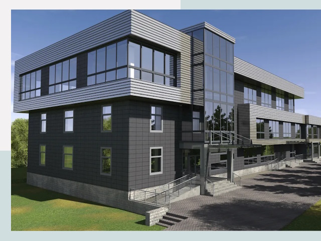 Административные здания в Североморске