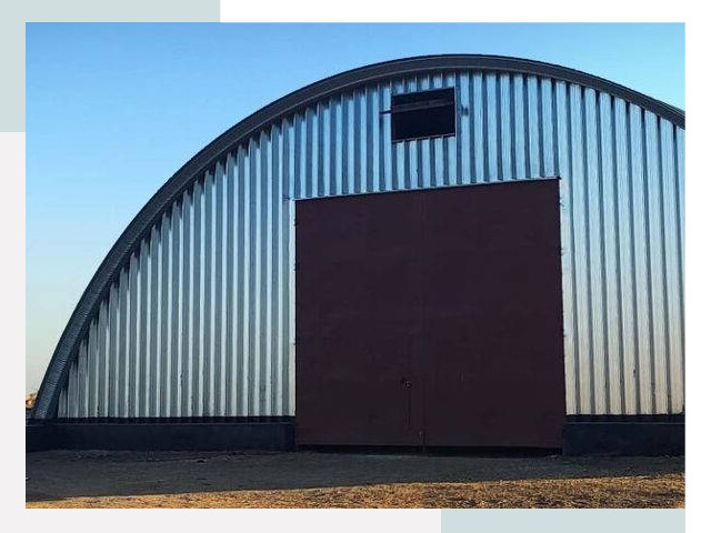 Бескаркасные ангары в Североморске