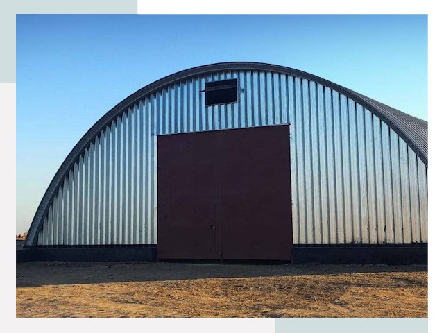 Арочные ангары в Североморске