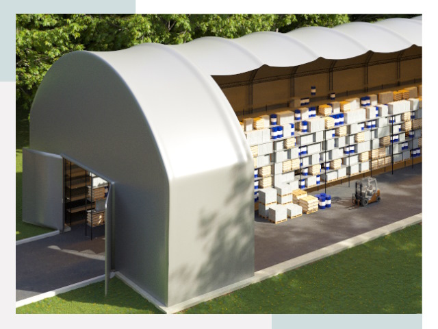 Тентовые ангары в Североморске