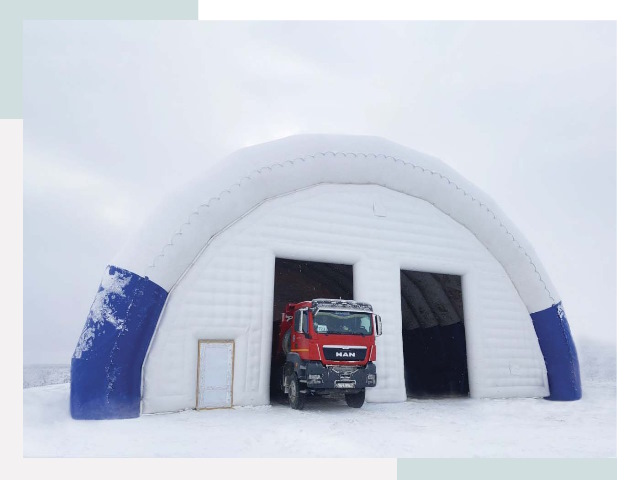 Мобильные ангары в Североморске