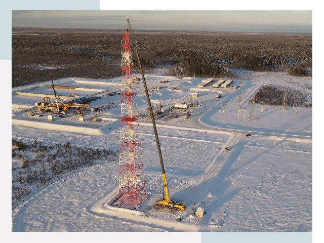 Мачты связи в Североморске