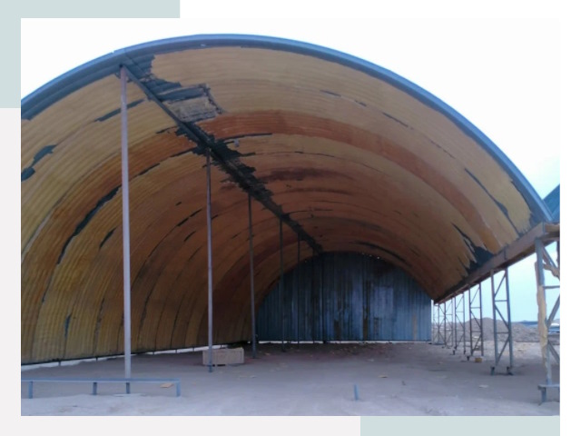 Реконструкция ангаров в Североморске